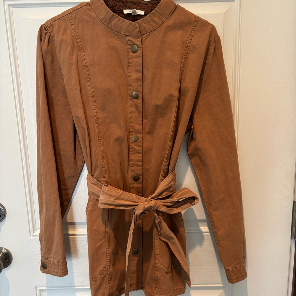 Maurices Tan Utility Jacket with Belt